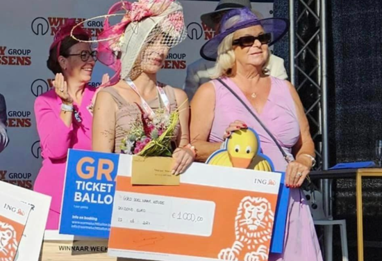 Sylvie Devacht schenkt prijs Waregem Koerse aan Beautiful After Breast Cancer Foundation