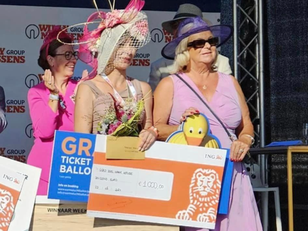 Sylvie Devacht schenkt prijs Waregem Koerse aan Beautiful After Breast Cancer Foundation